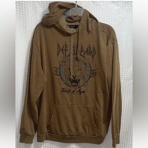 THE VINILICONS  DEF LEPPARD SWEATSHIRT in Brown Color.